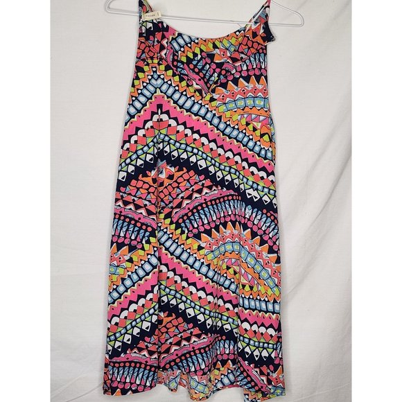 Geometric Mini Dress Size Large - Picture 1 of 8
